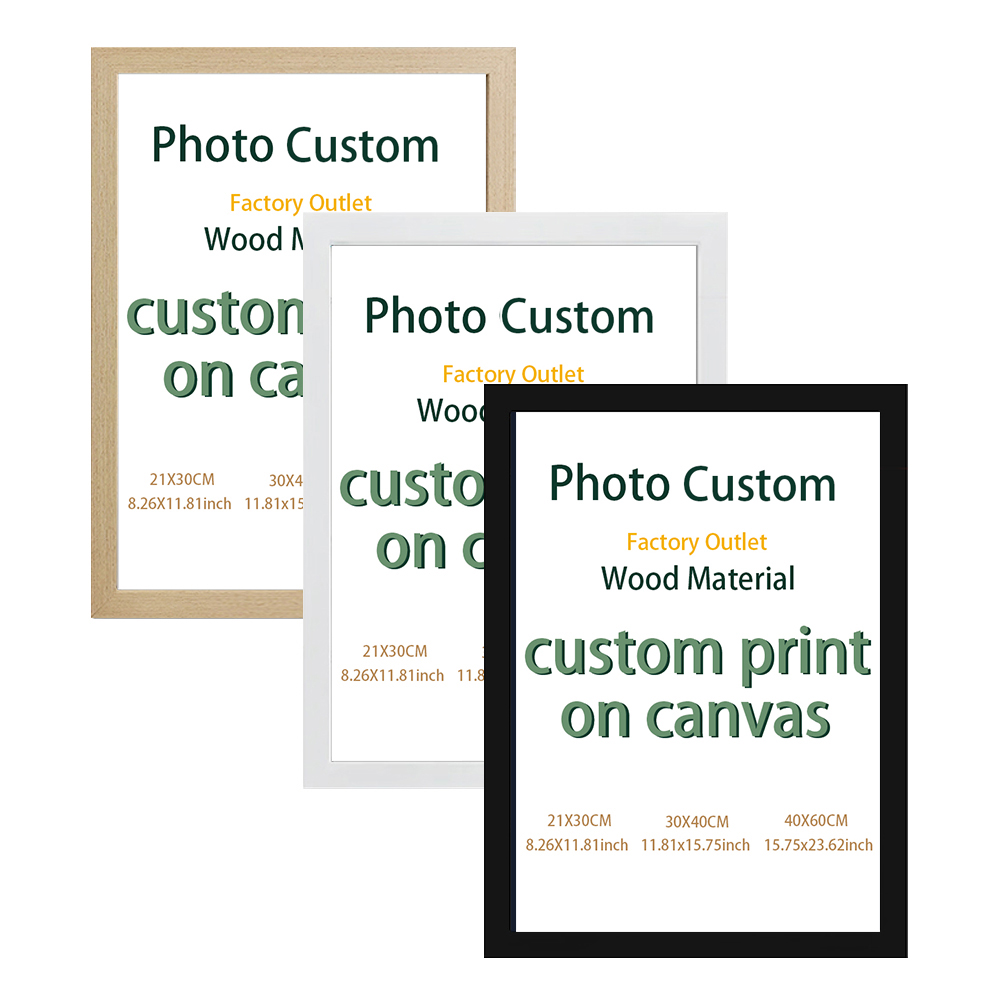 Picture Frame - オーダーメイドのキャンバス絵画、写真フレーム付き、高画質印刷、独立して設置可能、または壁掛け可能、リビングルームの装飾用アート