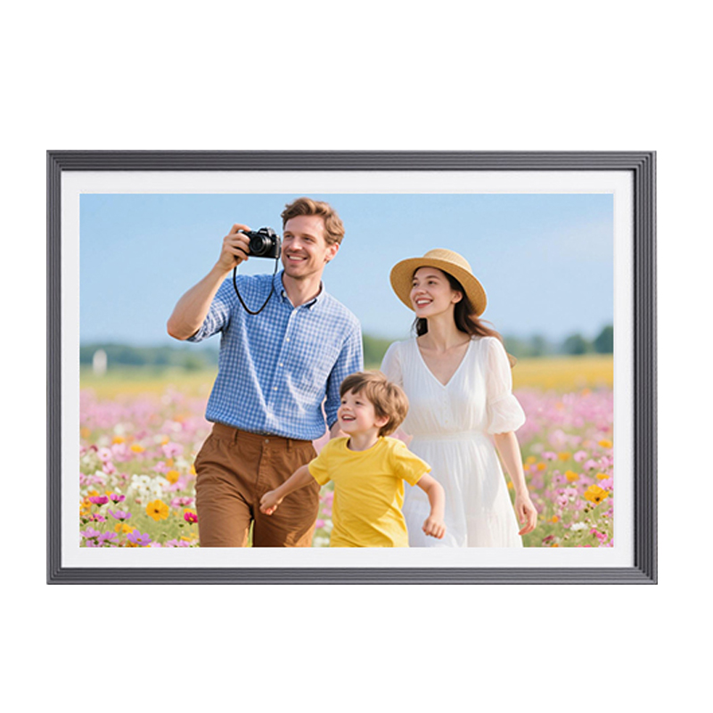 Picture Frame - 32GBメモリ搭載、10.1インチスマートWiFiデジタルフォトフレーム、タッチスクリーン、無料アプリで写真や動画をアップロード可能
