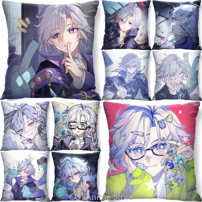 ミティア（原神）のコスプレぬいぐるみ、正方形のクッション、ア - Throw Pillow のレビューと価格