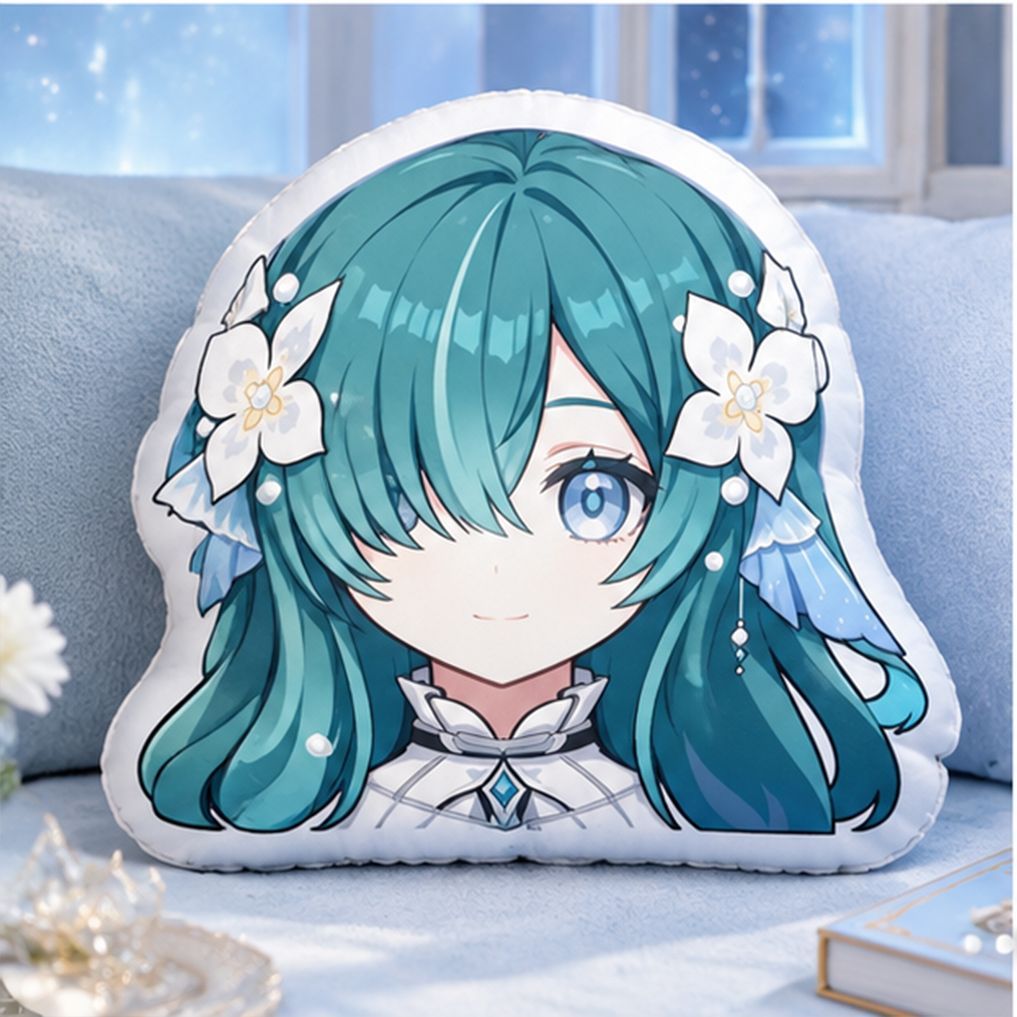 ゲーム「原神」の可愛いQ版エイリアンのぬいぐるみ、柔らかい枕 - Throw Pillow のレビューと価格