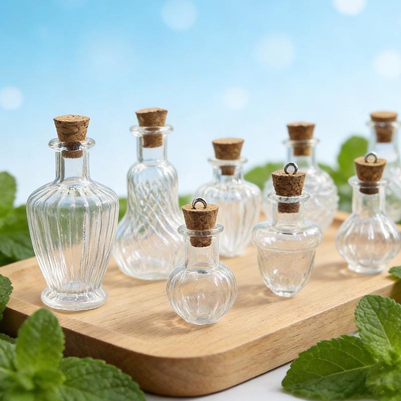 { # } 1個入り ミニチュアガラス花瓶 デコレーション  - Vase Decor のレビューと価格
