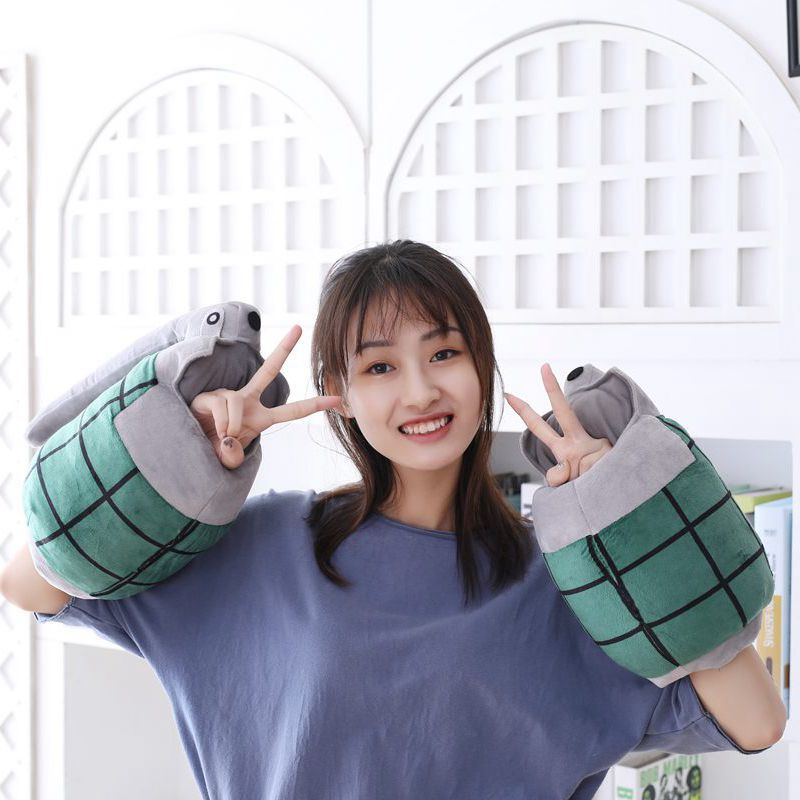 アニメヒーロー爆豪勝己コスプレ小道具ハンドプロップスローピロ - Throw Pillow のレビューと価格