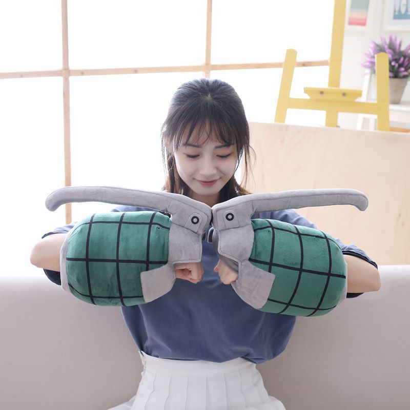 アニメヒーロー爆豪勝己コスプレ小道具ハンドプロップスローピロ - Throw Pillow のレビューと価格