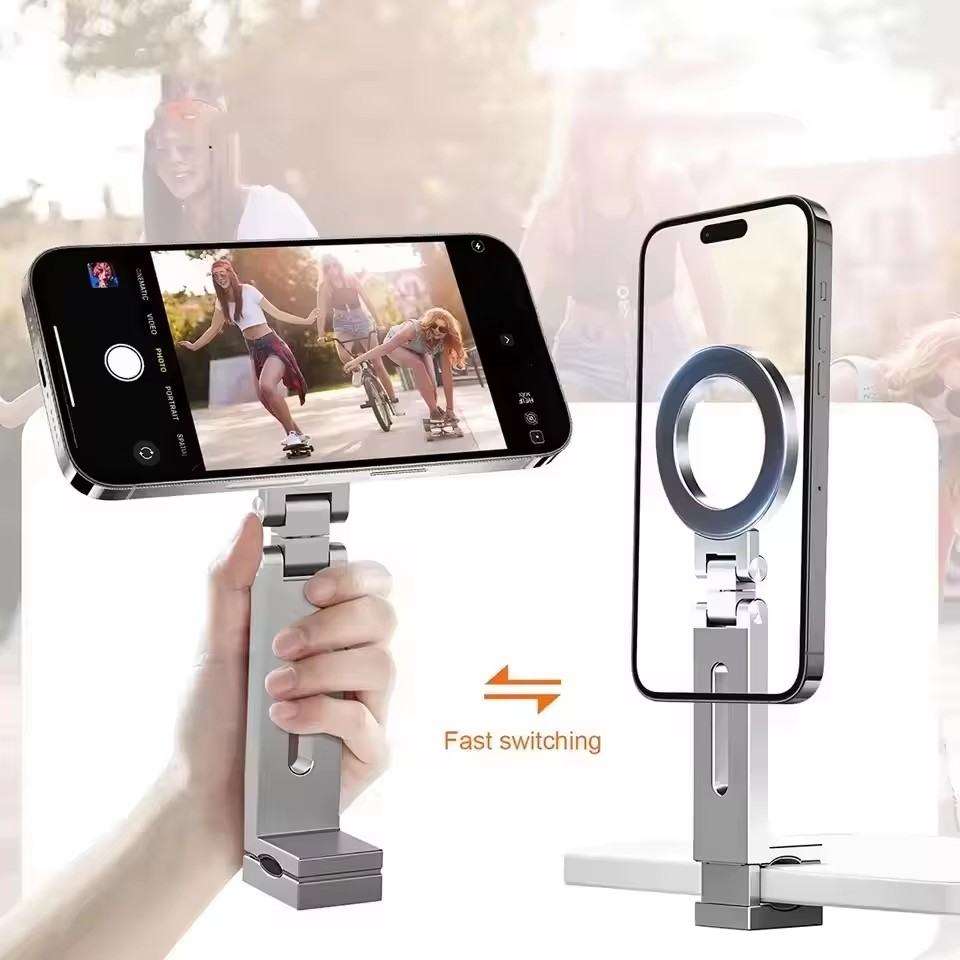 ユニバーサル磁気式スマホホルダー 旅行必需品 フレキシブル回 - Wall Art のレビューと価格