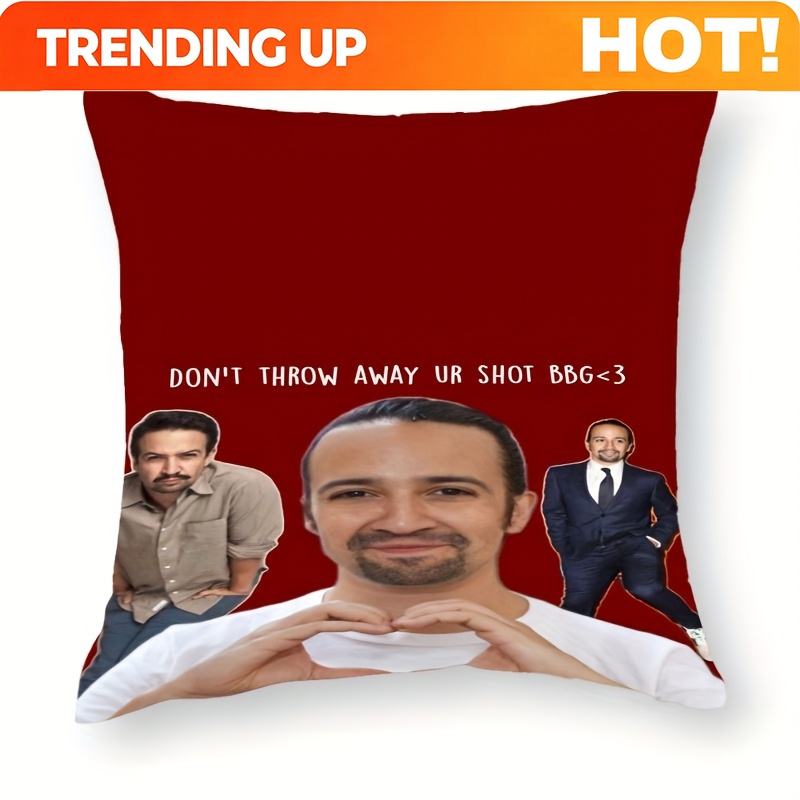 カスタマイズ可能な1ピース リン・マヌエル・ミランダ「Don - Throw Pillow のレビューと価格