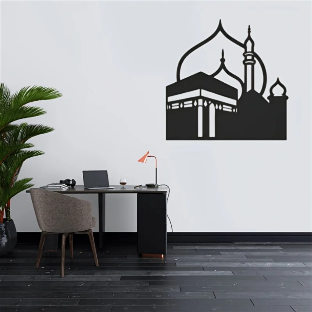 CIFBUY 鉄製ウォールアート モダンイスラム メッカカー - Wall Art のレビューと価格
